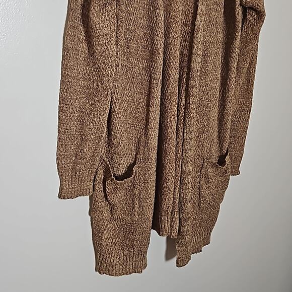 NWOT Love Ellie Long Textured Open Front Cardigan Lightweight with Pockets Sz S - Picture 4 of 10